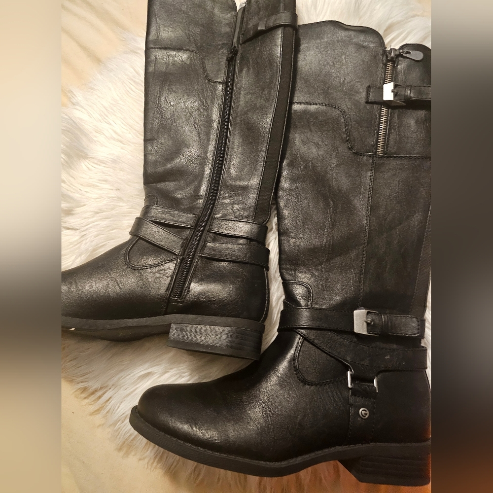 G by Guess Riding Boots Black sz. 6.5